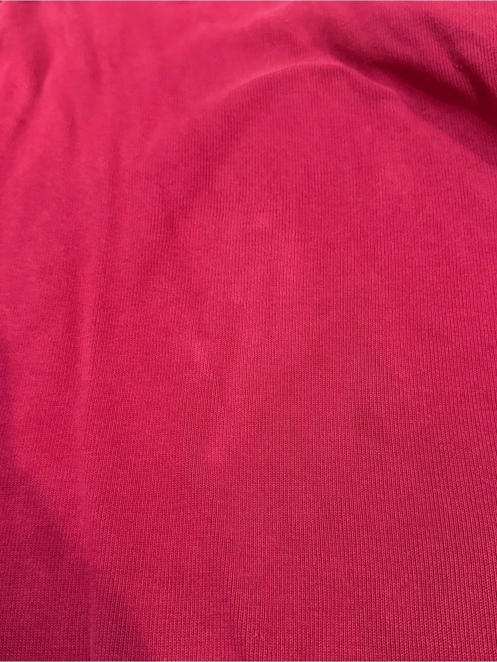 Polo by Ralph Lauren Red Zip-Neck Cotton Top